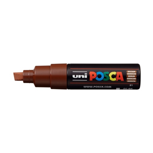 AK UNI marker PC-8K braon 45 POSCA 8mm