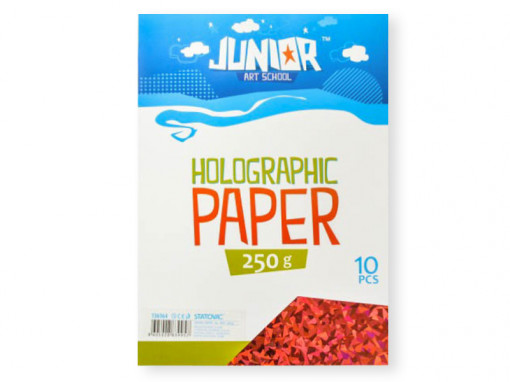 Papir HOLOGRAM A4 RED 250gr