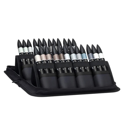 Promarker set 1/24 Black & Greys