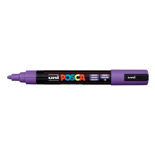 AK UNI marker PC-5M ljubičasti 12 POSCA