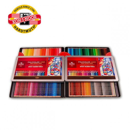 Polycolor set of artists 3828 coloured pencils 144