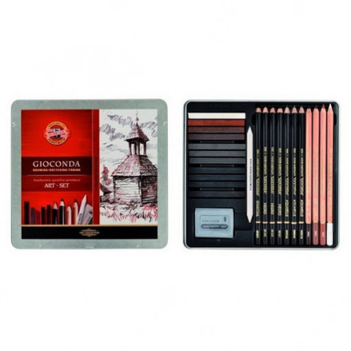 Sketching set 8899 toning, drawing i sketching 24 pcs