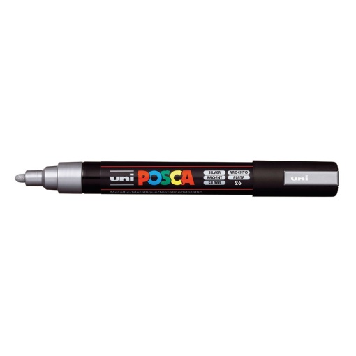 AK UNI marker PC-5M srebrni 26 POSCA