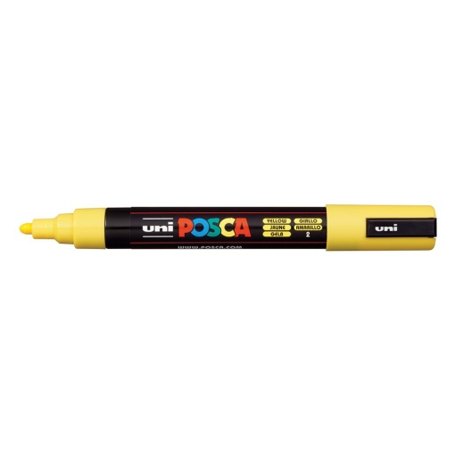 AK UNI marker PC-5M žuti 2 POSCA