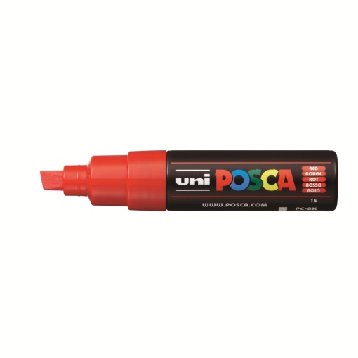 AK UNI marker PC-8K crveni 15 POSCA 8mm