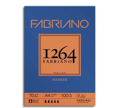 Blok Marker A4 100L 70g (smooth-barriered) 1264 Fabriano 19100640