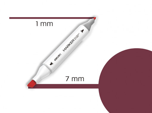 Marker Sketch 1 Wine Red
