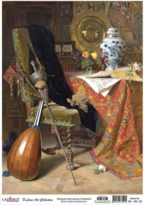Musical instruments MI-01 collection 30X42CM