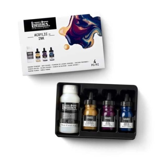 Acrylic Ink set 1/4 Deep Colours