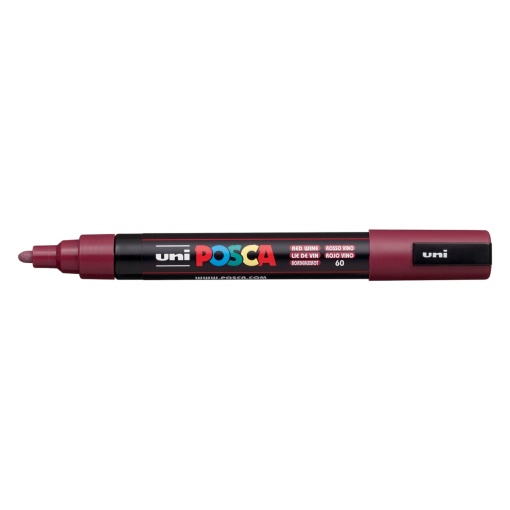 AK UNI marker PC-5M crveni 60 (red vine) POSCA /1.8-2.5mm