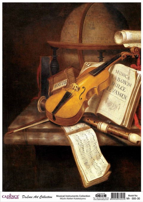 Musical instruments MI-05 collection 30X42CM