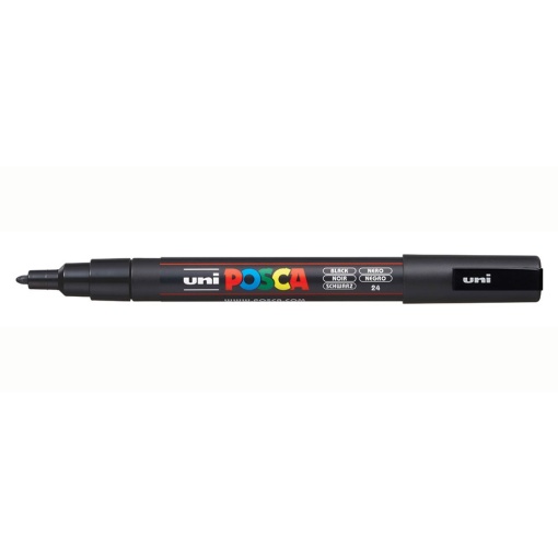 AK UNI marker PC-3M crni 24 POSCA