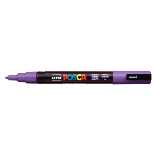 AK UNI marker PC-3M ljubičasti 12 (violet) POSCA /0.9-1.3mm