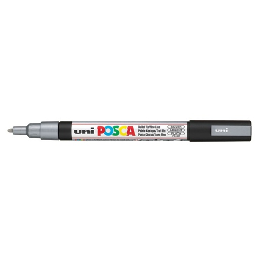 AK UNI marker PC-3M srebrni 26 POSCA /0.9-1.3mm