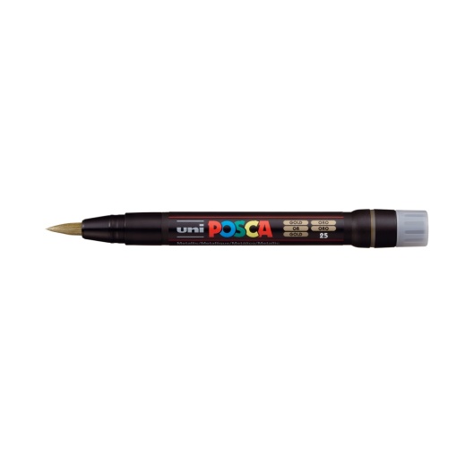 AK UNI marker PCF-350 brush zlatni 25 POSCA