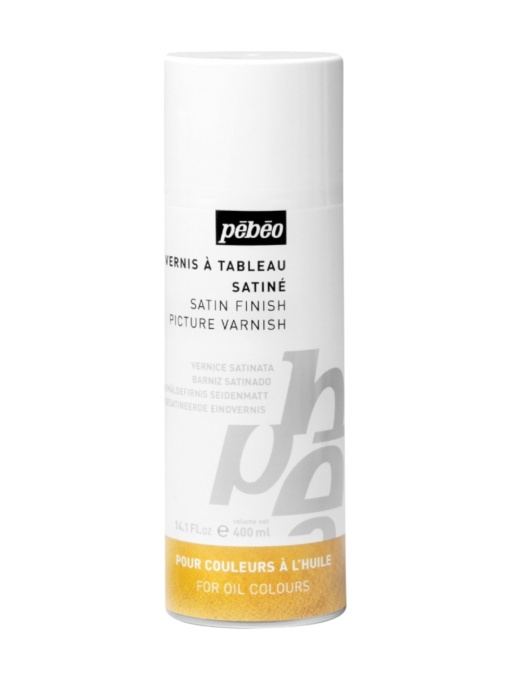 Varnish superfine solvent-based satin spray 400ml