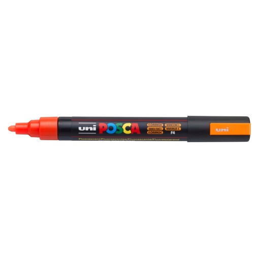 AK UNI marker PC-5M fluo narandzasti f4 POSCA /1.8-2.5mm
