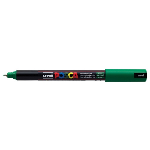 AK UNI marker PC-1MR zeleni 6 POSCA /0.7mm