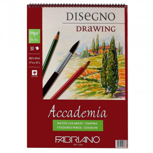 Accademia A3 blok 29,7x42 drawing 200gr spiral 30l