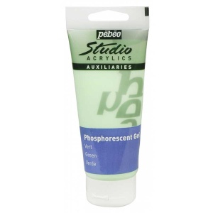 Acrilic Studio phosphorescent gel green 100ml
