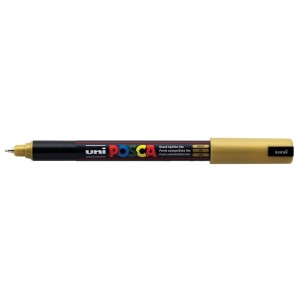 AK UNI marker PC-1MR zlatni 25 POSCA /0.7mm