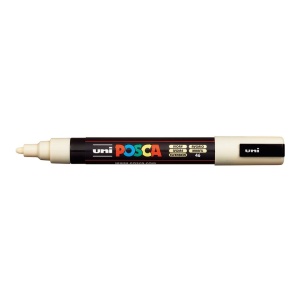 AK UNI marker PC-5M bež svetlo 46 (ivory) POSCA