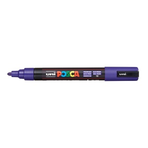 AK UNI marker PC-5M plavo 10 (prussian blue) POSCA /1.8-2.5mm