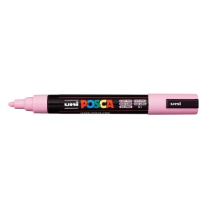 AK UNI marker PC-5M roza svetlo 51 POSCA