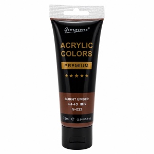 Akrilna boja 022 burnt umber 75ml