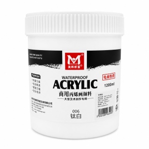 Akrilna boja bela 1200ml