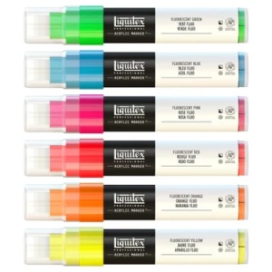 Akrilni marker set 6x15mm Vibrant colors