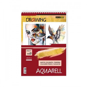 Akvarel A5 blok 110gr spirala 50l
