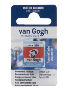 Akvarel gogh 370 permanent red light 13g