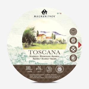 Blok Magnani Toscana rough okrugli fi16cm 300g