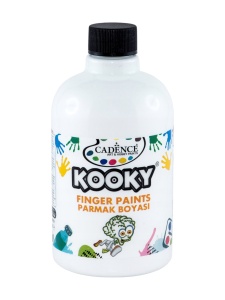 Boja za crtanje prstima- 3001 white 500ml