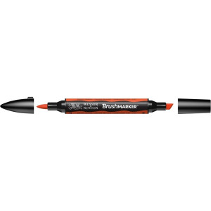 Brush marker O177 bright orange
