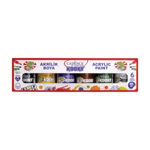 Cadence kooky acrylic paint - set of 6 pcs - 30ml