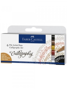 Calligraphy Set 6pcs Pitt Artist Pen