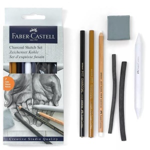 Charcoal Sketch set