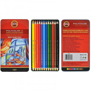 Drvene boje 1-12 POLYCOLOR 3822
