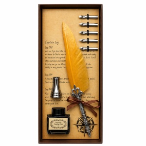 Kaligrafski set u kutiji 251395 žuti