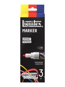 Liquitex Marker Set Primary 3x2mm