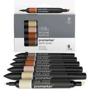 Promarker Earth Tones set 6pcs