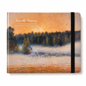 Sketchbook 210x150 zimska idila braon 50l 251302