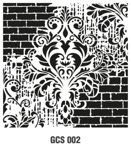 Stencil grunge wall GCS-2 45*45