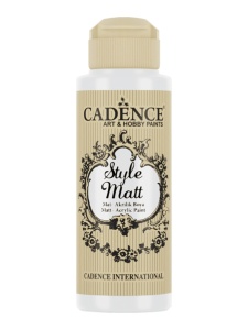 Style matt acyrilic S-9001 white 120 ml