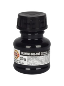 Tus, drawing ink, technical black 20g