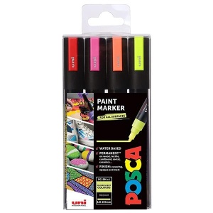 UNI POSCA 1.8-2.5mm 1/4 fluo
