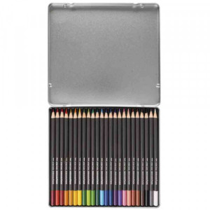 Watercoloured 24 pencil Artist Color