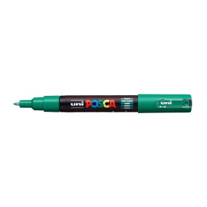 AK UNI marker PC-1M zeleni 6 POSCA /0.7mm